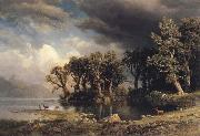 Albert Bierstadt The Coming Storm Sweden oil painting artist